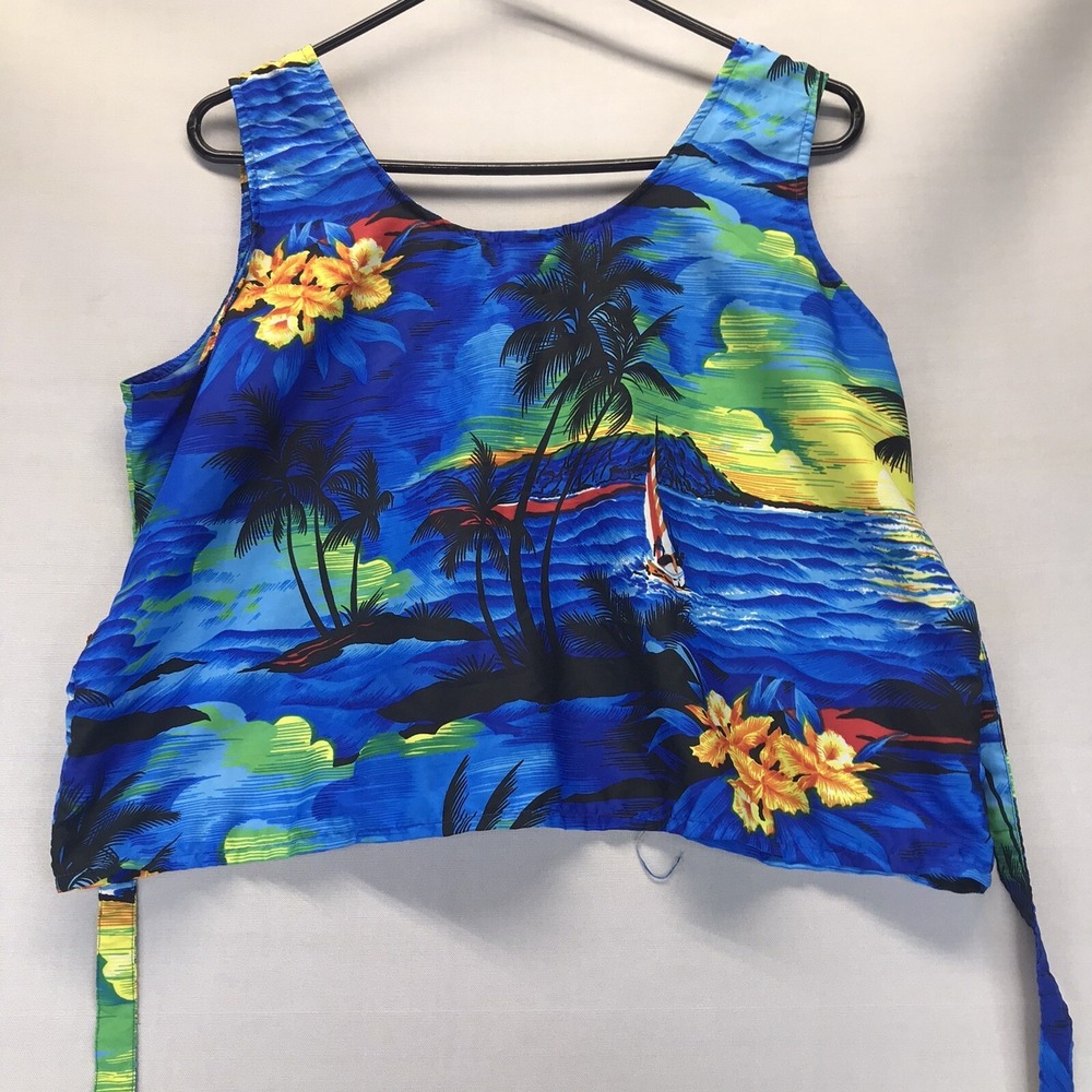 Rima Beachwear Women's Button Down Tank Top Size L